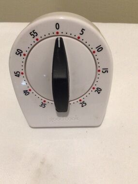GoodCook White and Black Mechanical Kitchen Timer